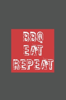 Bbq Eat Repeat: Grill Bbq Grillen Dina5 Kariert Notizbuch Tagebuch Planer Notizblock Kladde Journal Strazze