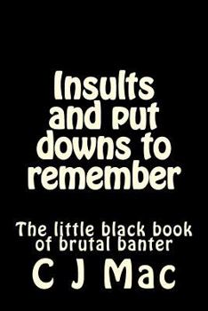 Paperback Insults and put downs to remember Book