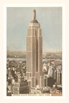 Paperback Vintage Journal Empire State Building, New York City Book