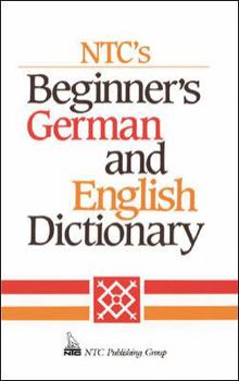 Paperback NTC's Beginner's German and English Dictionary Book