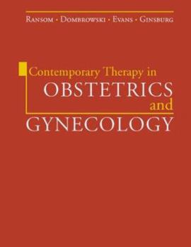 Hardcover Contemporary Therapy in Obstetrics and Gynecology Book