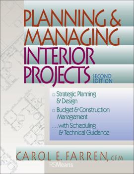 Paperback Planning and Managing Interior Projects Book