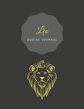 Leo Zodiac Bullet Journal Black Yellow : Positive, Zodiac Diary Journal with Dots Composition Notebook Inspirational (110 Pages, 8. 5x11, Dots)