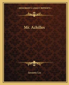 Paperback Mr. Achilles Book