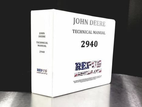 Ring-bound John Deere 2940 Tractor Technical Service Repair Manual Book
