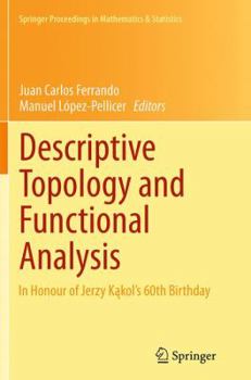 Descriptive Topology and Functional Analysis: In Honour of Jerzy Kakol S 60th Birthday