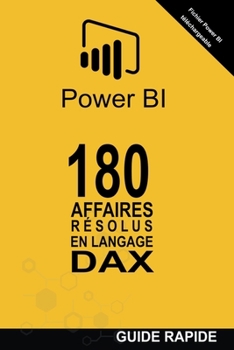 Paperback 180 Affaires Résolues en Langage DAX [French] Book