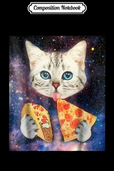 Composition Notebook: Cat love Taco and Pizza Journal/Notebook Blank Lined Ruled 6x9 100 Pages