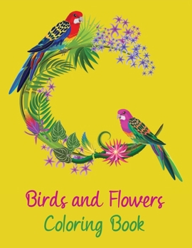Paperback Birds and Flowers Coloring Book
