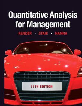 Hardcover Quantitative Analysis for Management Book