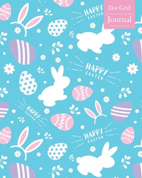 Dot Grid Journal: Notebook Planner with Easter Themed Cover Design