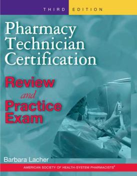 Paperback Pharmacy Technician Certification Review and Practice Exam Book