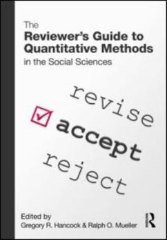 Paperback The Reviewer's Guide to Quantitative Methods in the Social Sciences Book