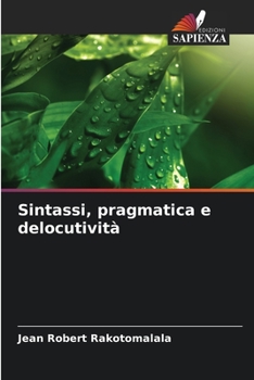 Paperback Sintassi, pragmatica e delocutività [Italian] Book