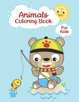 Paperback Animals Coloring Book For Kids: (Dover Coloring Books) Book