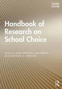 Paperback Handbook of Research on School Choice Book