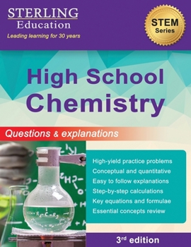 Paperback High School Chemistry: Questions & Explanations for High School Chemistry Book