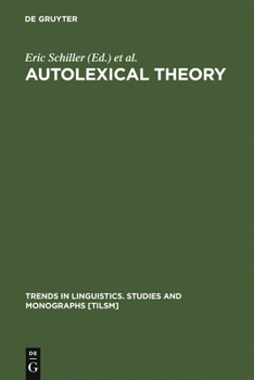 Hardcover Autolexical Theory Book