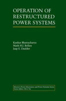 Hardcover Operation of Restructured Power Systems Book