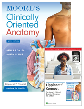 Product Bundle Moore's Clinically Oriented Anatomy 9e Lippincott Connect Print Book and Digital Access Card Package Book