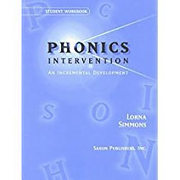 Paperback Saxon Phonics Intervention: Student Workbook Book