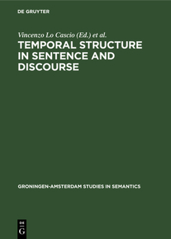 Hardcover Temporal Structure in Sentence and Discourse [German] Book