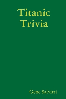 Paperback Titanic Trivia Book