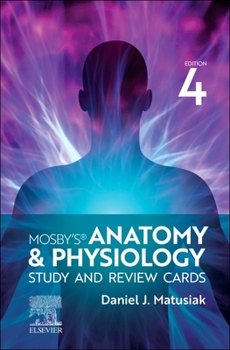Hardcover Mosby's Anatomy & Physiology Study and Review Cards Book