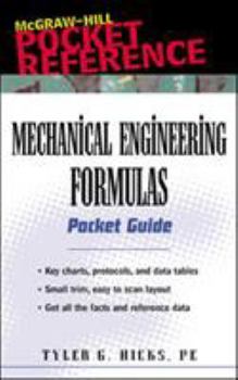 Spiral-bound Mechanical Engineering Formulas: Pocket Guide Book