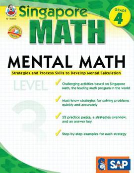 Paperback Mental Math, Grade 4: Strategies and Process Skills to Develop Mental Calculation Book