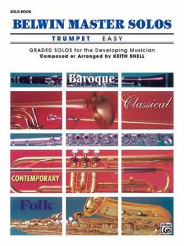 Paperback Belwin Master Solos (Trumpet), Vol 1: Easy (Belwin Master Solos, Vol 1) Book