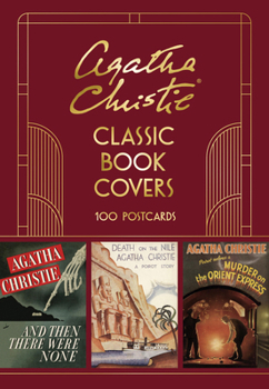 Gift Agatha Christie Classic Book Covers: 100 Postcards Book