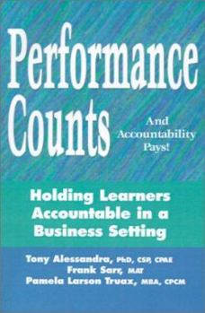 Paperback Performance Counts and Accountability Pays: Holding Learners Accountable in a Business Setting Book