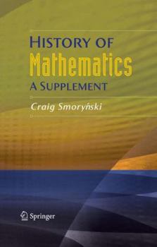Hardcover History of Mathematics: A Supplement Book