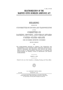 Paperback Reauthorization of the McKinney-Vento Homeless Assistance Act Book
