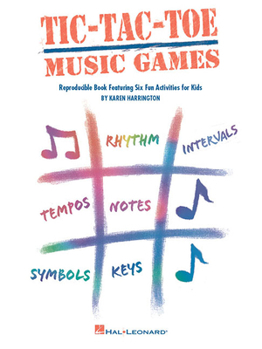 Paperback Tic-Tac-Toe Music Games Book