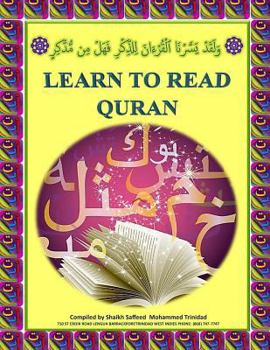 Paperback Learn To Read Quran Book