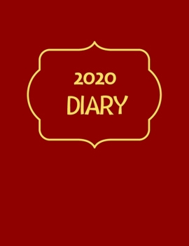 Paperback 2020 Diary: 2020 Standard Diary: AT A GLANCE Daily Diary Planner One Page A Day Book