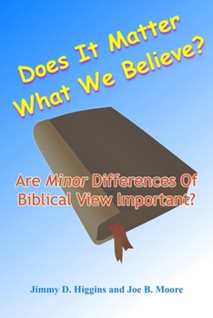 Paperback Does It Matter What We Believe?: Are Minor Differences Of Biblical View Important? Book