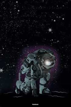 Notebook: Space Astronaut Stars Journal Galaxy Universe Cosmos Composition Book Spaceman Gift