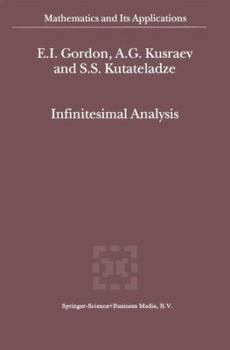 Hardcover Infinitesimal Analysis Book