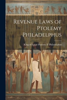 Paperback Revenue Laws of Ptolemy Philadelphus Book