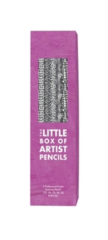 Misc. The Little Box of Artist Pencils: 5 Professional-Grade Drawing Pencils (2h, Hb, 2b, 4b, 6b) & Blender Book