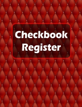 Paperback Checkbook Register: Large Print, Simple Checkbook Register: Check Register for Personal Checkbook or Business Bank Account- Check Book Reg Book
