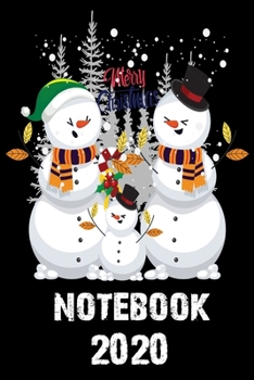 Paperback Merry Christmas Notebook 2020: Notebook / Journal Gift (6x9 - 110 pages) Book