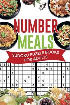Paperback Number Meals Sudoku Puzzle Books for Adults Book