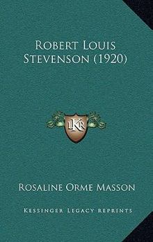 Hardcover Robert Louis Stevenson (1920) Book