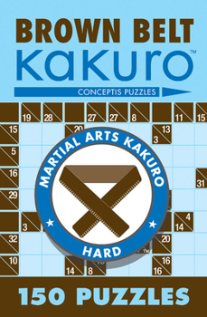 Paperback Brown Belt Kakuro Book