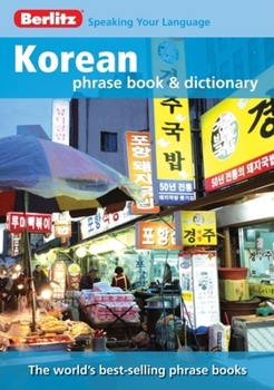 Paperback Berlitz Korean Phrase Book & Dictionary Book
