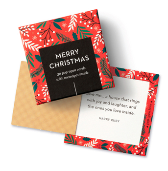 Misc. Thoughtfulls: Merry Christmas: 30 Pop-Open Cards with Messages Inside Book